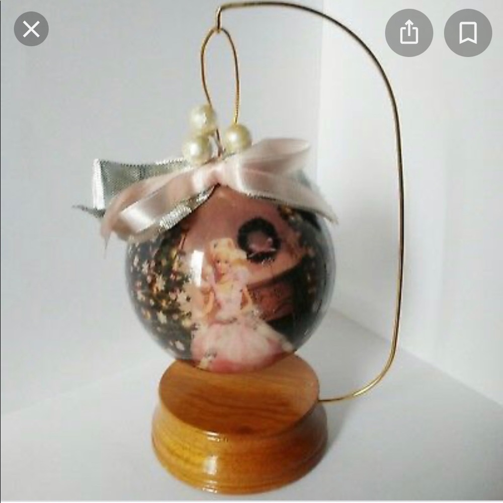Vintage Barbie Decoupage ornament 1997
